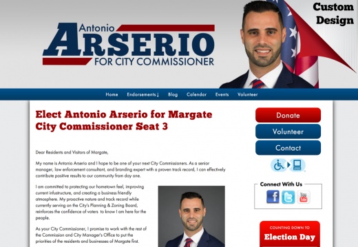 Antonio Arserio for Margate City Commissioner Seat 3