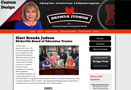 Brenda Judson Hicksville Board of Education Trustee