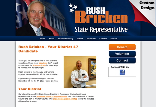 Rush Bricken for Tennessee State Representative