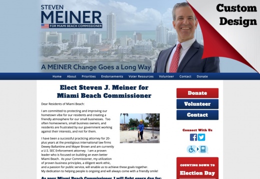 Elect Steven J. Meiner for Miami Beach Commissioner