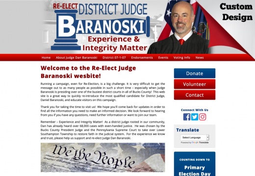 Re-Elect Judge Baranoski 