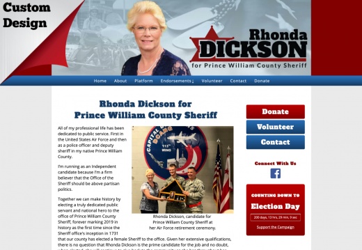 Rhonda Dickson for Prince William County Sheriff