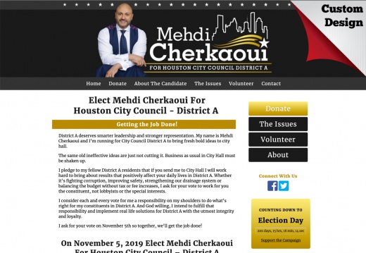 Mehdi Cherkaoui For Houston City Council - District A