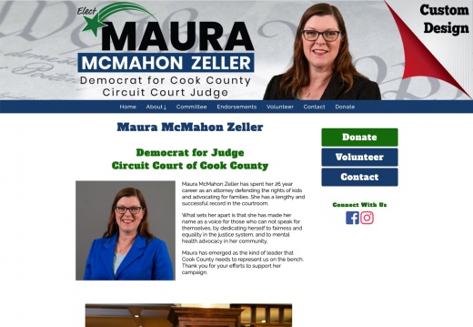 Maura McMahon Zeller Democrat for Judge Circuit Court of Cook County