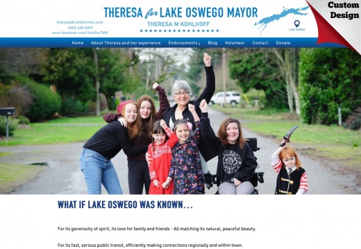 Theresa Kohlhoff for Mayor of Lake Oswego