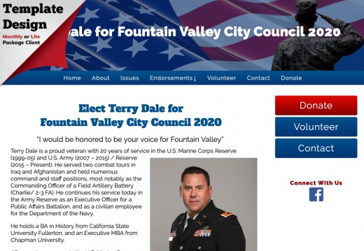 Terry Dale for Fountain Valley City Council