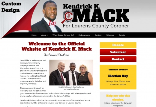 Kendrick K. Mack for Coroner