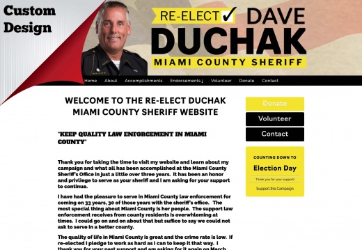 Re-Elect Dave Duchak for Miami County Sheriff