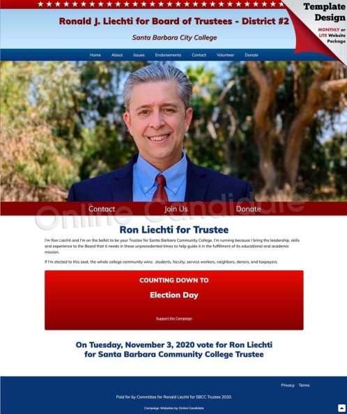 Ronald J. Liechti forSanta Barbara Community College School Board of Trustees - District #2 .jpg