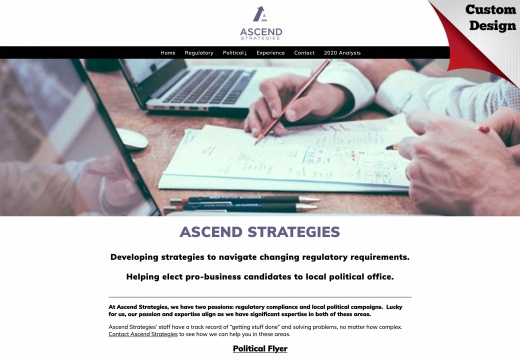 Ascend Strategies Consulting Website