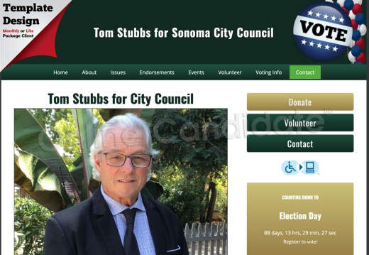  Tom Stubbs for Sonoma City Council 