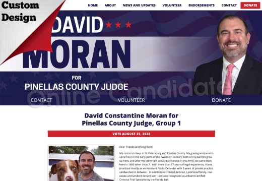 David Constantine Moran for Pinellas County Judge, Group 1