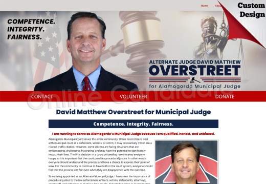 David Overstreet for Municipal Judge