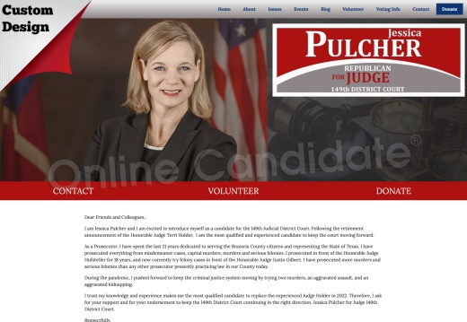 Jessica Pulcher for Judge 149th District Court