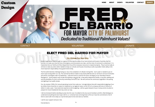 Elect Fred del Barrio for Mayor