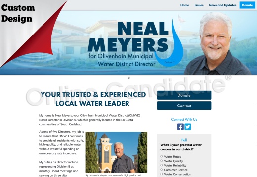 Neal Meyers Olivenhain Municipal Water District Director