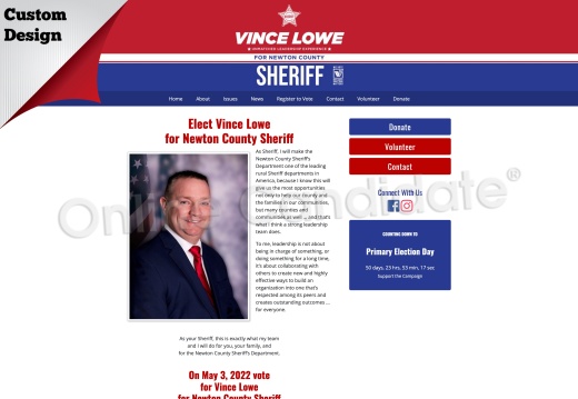 Vince Lowe for Newton County Sheriff