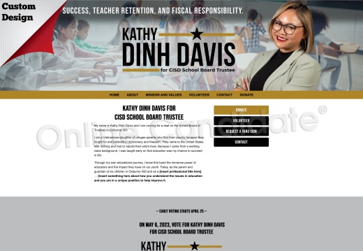 Kathy Dinh Davis for Cleburne ISD School Board of Trustees
