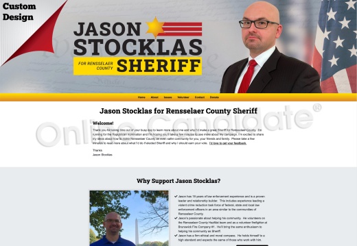 Jason Stocklas for Rensselaer County Sheriff
