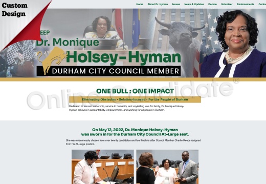 Dr. Monique Holsey- Hyman, Durham City Council