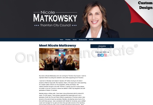 Nicole Matkowsy for Thornton City Council