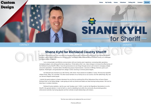Shane Kyhl for Richland County Sheriff