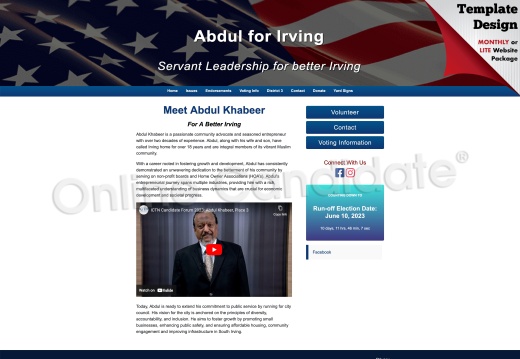 Abdul Khabeer for Irving City Council District 3