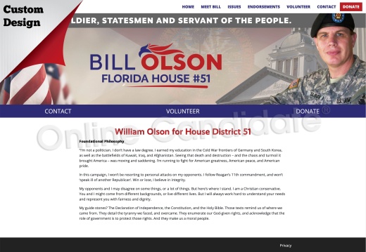 William Olson for Florida House District 51
