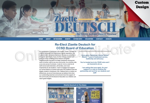 Re-Elect Zizette Deutsch for CCSD Board of Education