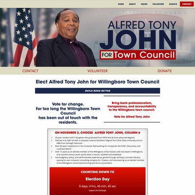 Town Council Website Example