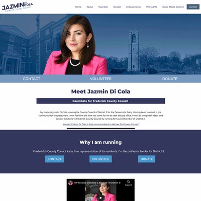 Council Election Client Political Website Example