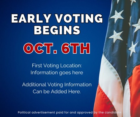 Free ‘Early Voting’ Graphic Template