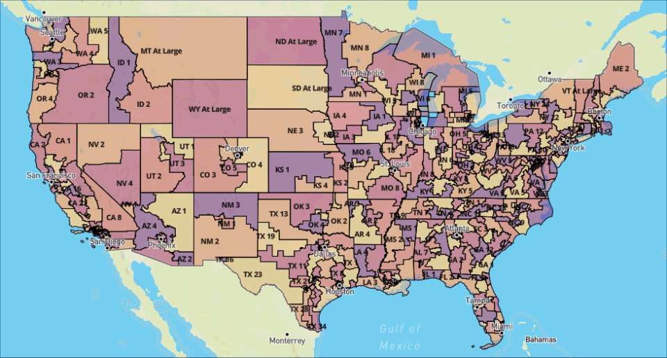 constituent map