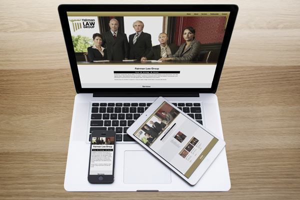 Non political Online Candidate website - law firm example