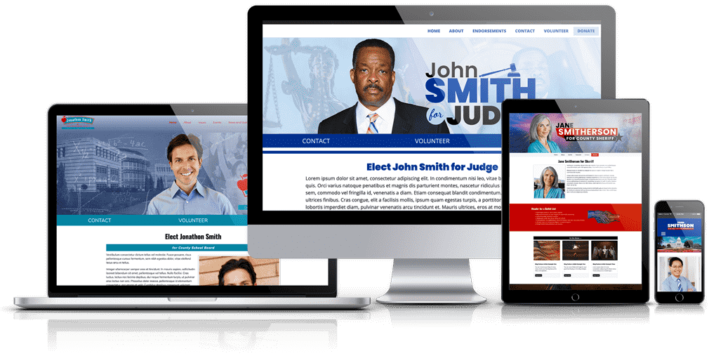 Political Website Designs